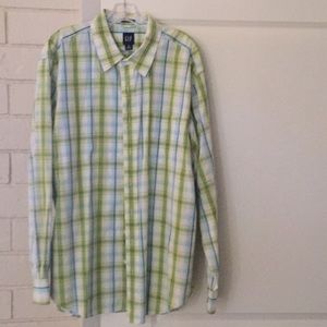 Classic fit plaid shirt